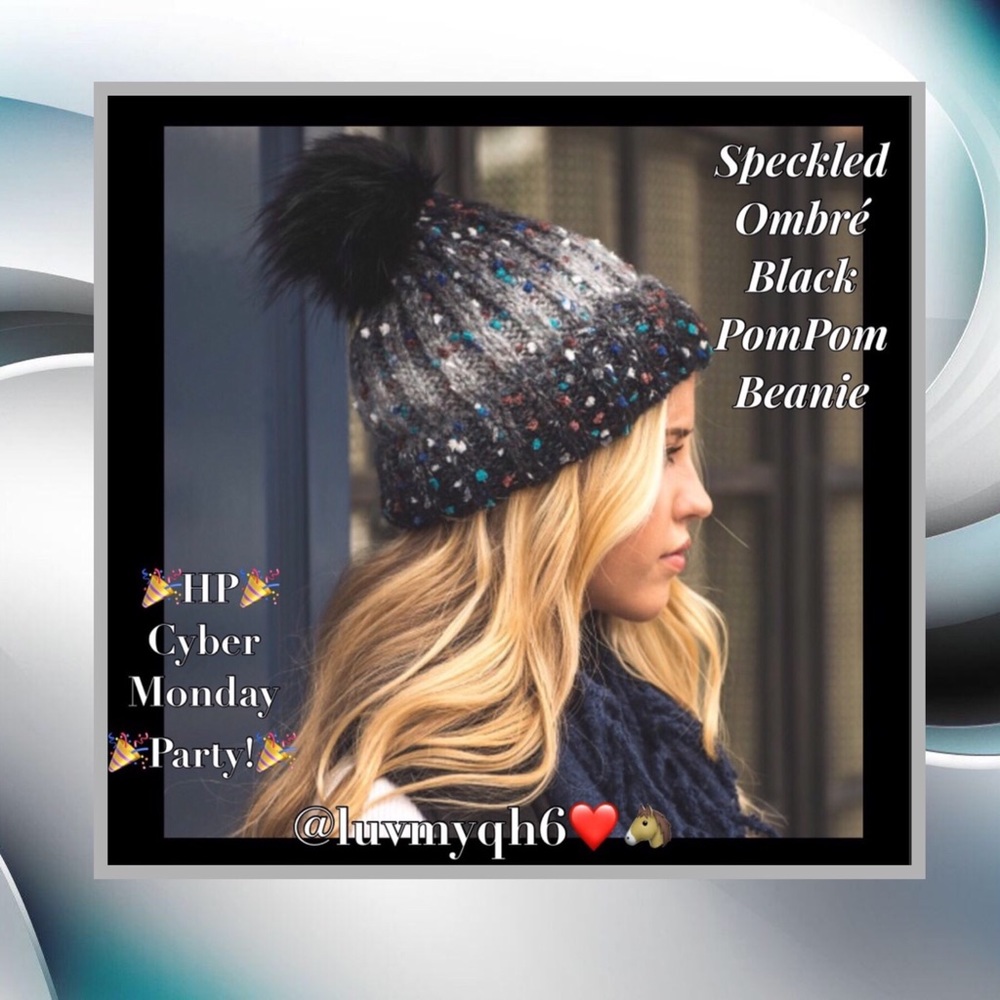 Black and Gray Ombré Beanie 💥Last One Left!💥